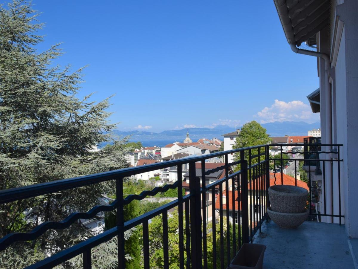 Spacieux Appartement A Evian-Les-Bains Avec Balcon Et Garage - Fr-1-498-48 Exteriör bild